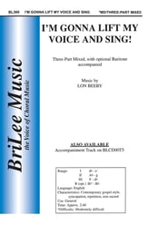 I'm Gonna Lift My Voice and Sing! Three-Part Mixed choral sheet music cover